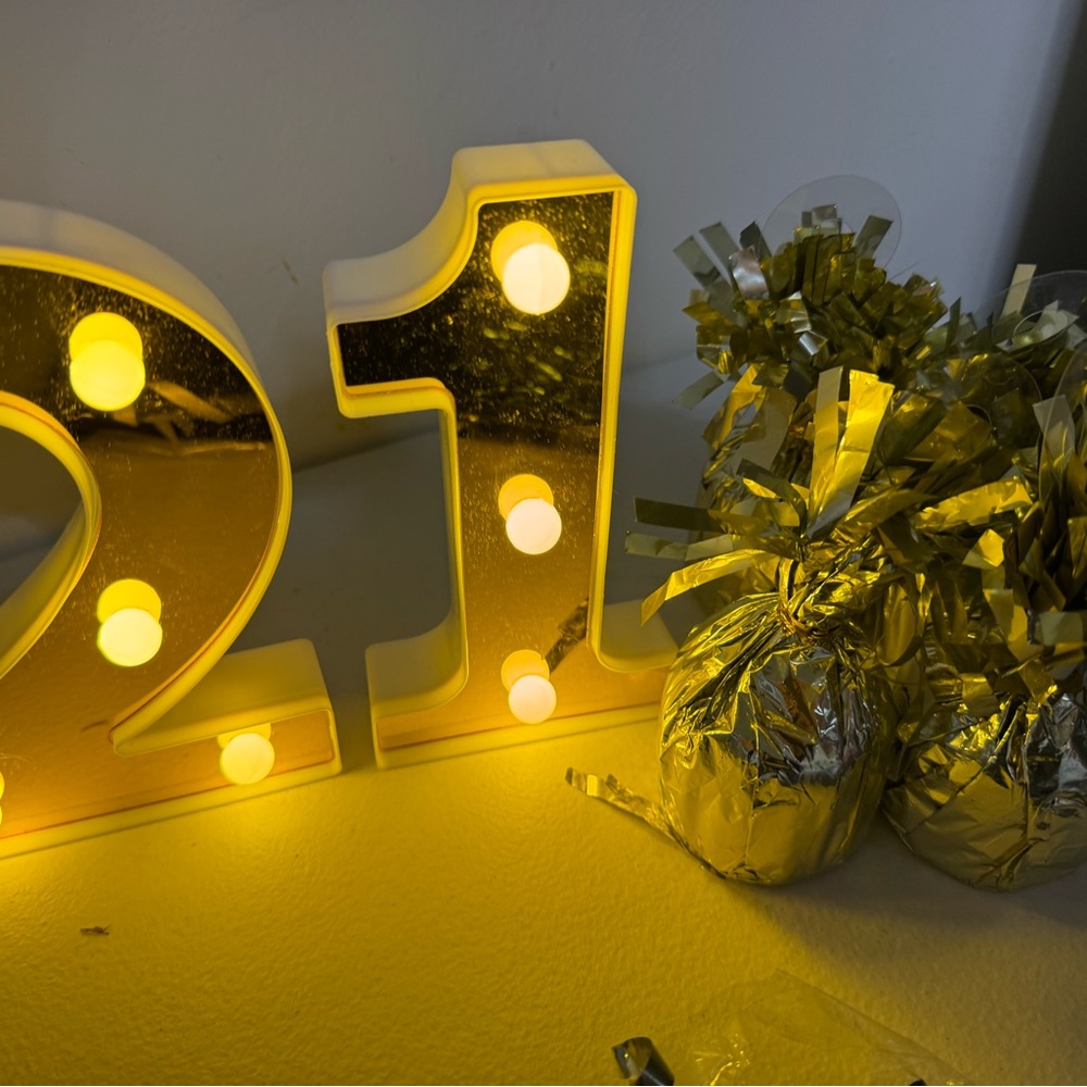 21st birthday decorations - Picture 3 of 5